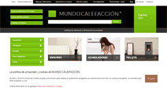 Desktop Screenshot of mundocalefaccion.com