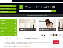 Tablet Screenshot of mundocalefaccion.com